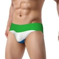 thumbnail image 4 of Men's Underwear Briefs Sierra-Leone Flag Soft Breathable Comfy U Pouch Brief, 4 of 7