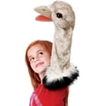 thumbnail image 4 of Folkmanis Puppets Ostrich Stage Hand Puppet, 4 of 6