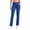 Blue#, variant on hoksml Women's High Waist Straight Leg Pants Stretchy Elastic Back Waist Casual Trousers with Side Pockets