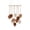 🍒 A_New#194, variant on Macrame Wall Hanging Cotton Rope Leaf with Wooden Rod, Bead Accents, Tassels for Living Room, Bedroom, Boho Decor, Large,Available in 3 colors