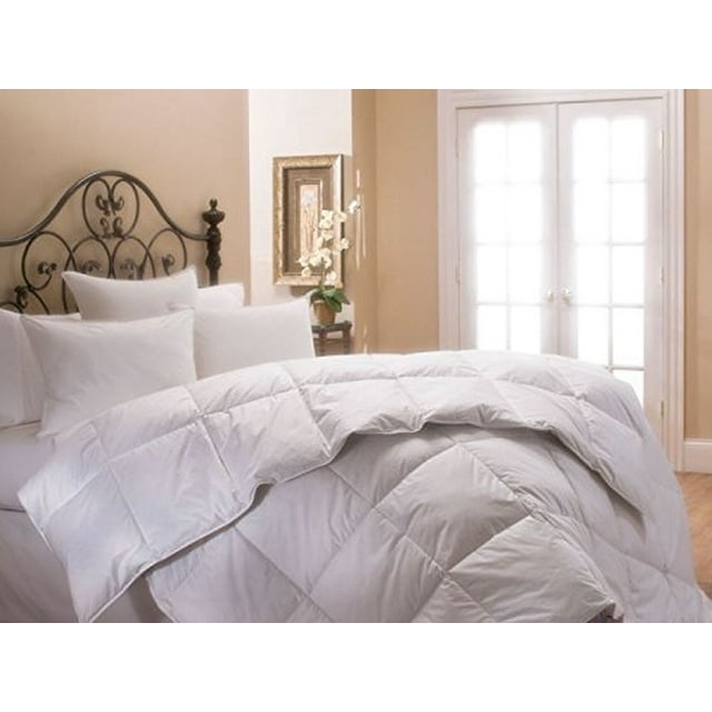 ViscoLogic Down & Feather Comforter 100% Cotton Shell (Queen/Full)