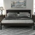 thumbnail image 3 of Veryke Platform Bed Frame with Headboard, Wood Slats Support Under-Bed Storage, Queen Size, Espresso, 3 of 7