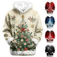 thumbnail image 4 of Vintage Christmas Sweatshirt Hooded Hoody Cozy Soft Casual Pullover Long Sleeve Outerwear Daily Streetwear Loungewear Christmas Hoodie XXS, 4 of 4