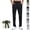 Black, variant on Mfakffe Mens Lightweight Hiking Pants Breathable Quick Dry Casual Camping Fishing Running Athletic Active Jogger Pant