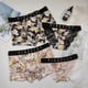 thumbnail image 2 of New Year Sexy Lace Ice Silk Couples Panties Low Waist Women's Briefs Sexy Panties Quick Dry Seamless Comfortable Men Boxer Short, 2 of 5