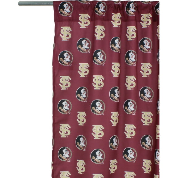 Florida State Seminoles 100% Polyester, 63" Curtain Panels, Set of 2