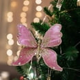 thumbnail image 2 of Christmas Ornaments New Christmas Tree Butterflys Ornaments Wreath Decor Ceiling Wall Decoration for 2025 Year Gifts Holiday Glittering Butterflys Christmas Tree Hanging Ornament, B, 2 of 7