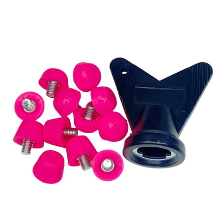 BELOWSYALER 12Pcs/set Football Studs Replacement Football Studs Football Boot Studs for Adults Kids Boy Girl