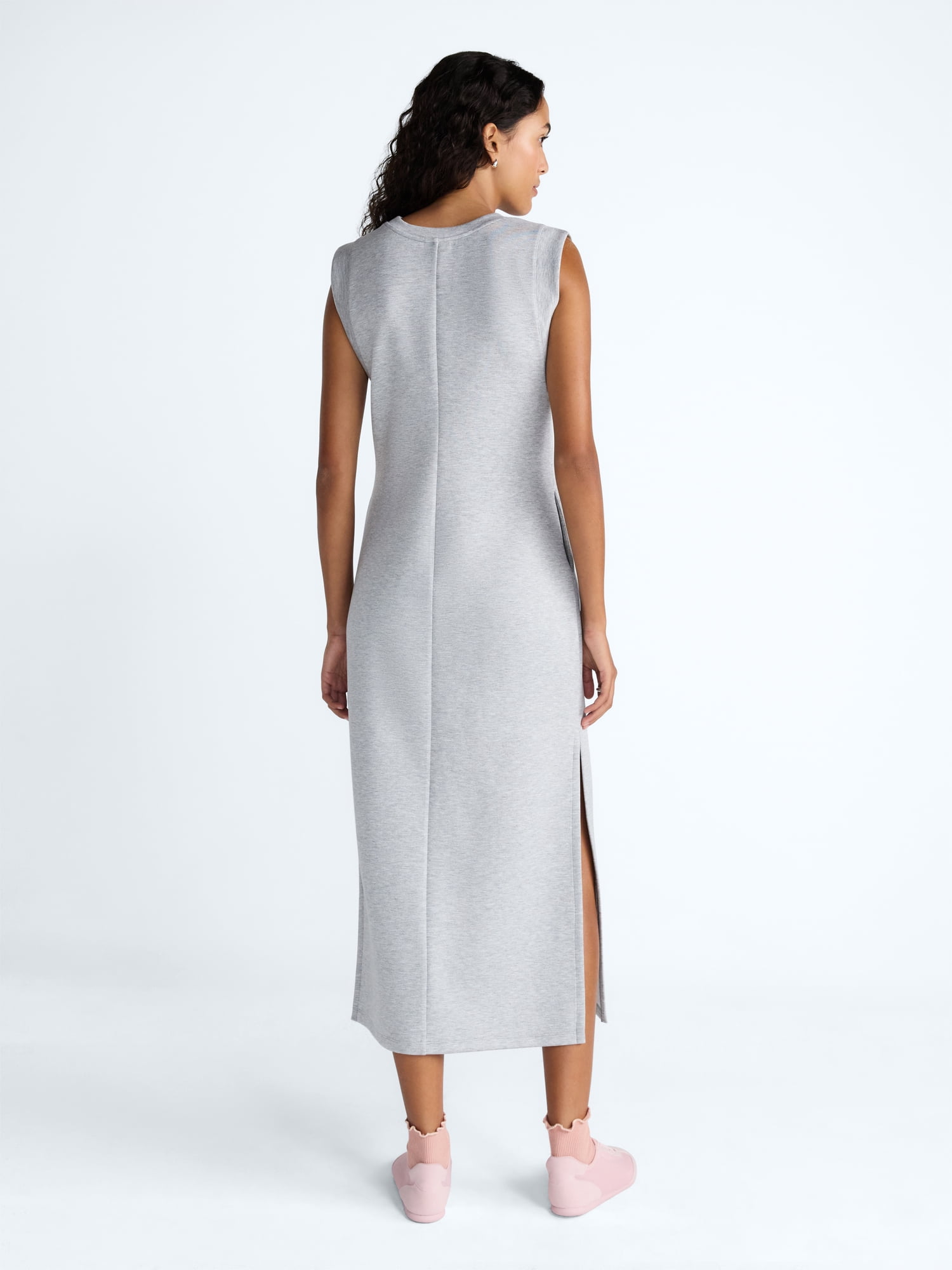 Scoop Women's and Women's Plus Scubaknit Sleeveless Maxi Dress, Sizes XS-4X