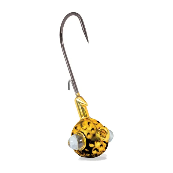 Kalin's, Google Eye Hammered Jig, 1/8 oz, Gold