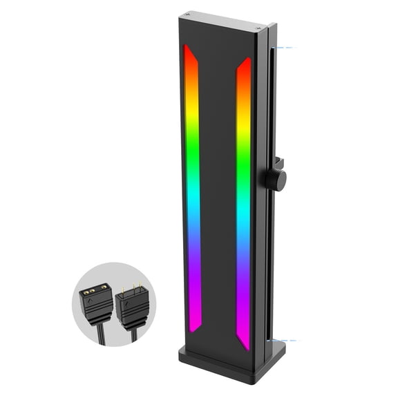 Soporte De Soporte De GPU Argb aleación De Aluminio Base Magnética Magnética Soporte De GPU GPU Desktop Graphic Aluminium Aleoy Base Magnetic Backet Para Tarjeta Gráfica De
