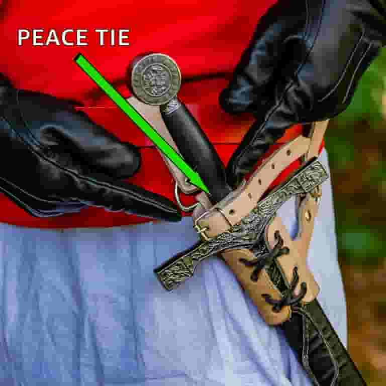 Fondina Medievale Per Spada - Cintura In Pelle PU Regolabile, Per Eventi Rinascimentali E Collezioni - Foto 9