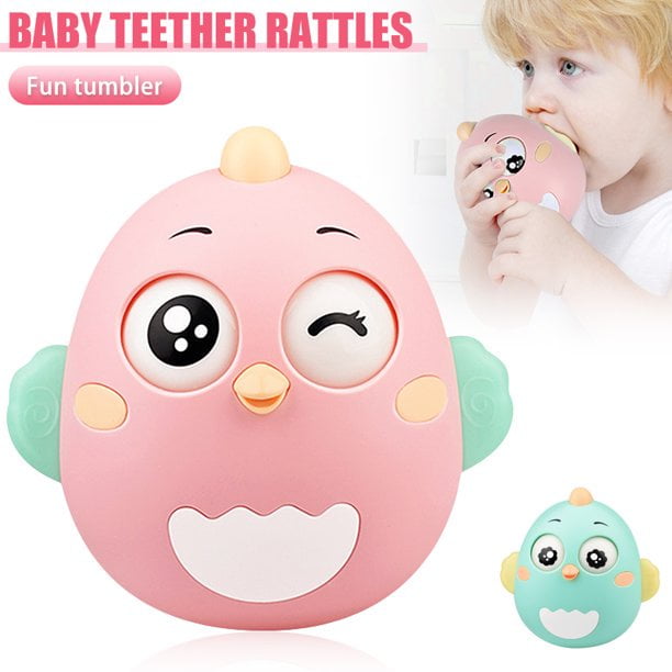 Baby Roly-Poly Infant Tumbler Teether Toys with Bell Doll Educational Toys one 