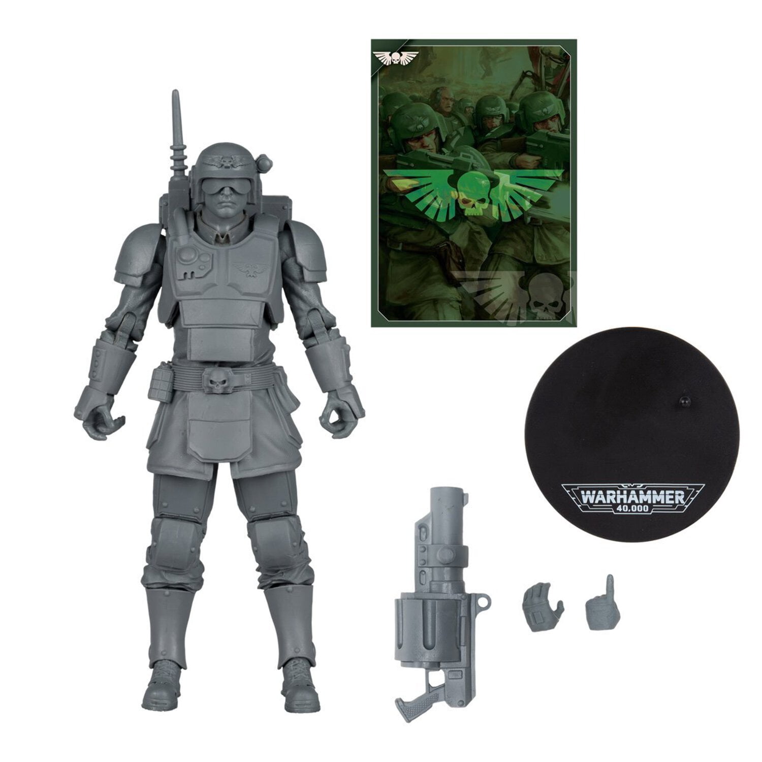 McFarlane - Warhammer 40K - Astra Militarum  - 7" Kasrkin (Artist Proof) Action Figure