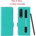 thumbnail image 2 of Compatible with Samsung Galaxy Z Fold 4 Wallet Case,Galaxy Z Fold 4 Case with S Pen Holder,Z Fold 4 5G Case with Card Slots Holder,Genuine Leather Flip Cover Case for Galaxy Z Fold4 (Green), 2 of 14