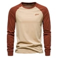 thumbnail image 1 of Camisetas para hombre 100 % algodón, manga larga, cuello redondo, camisetas casuales de Pactwork para hombre, nuevas camisetas de diseñador de primavera, ropa para hombre, 1 of 5