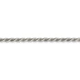 thumbnail image 6 of Auriga Fine Jewelry 925 Sterling Silver 3mm Diamond-cut Rope Chain Necklace 26inch for Women, 6 of 6