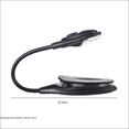thumbnail image 1 of Lámpara de libro con clip LED, lámpara de lectura con protección ocular para estudiantes, se puede girar, luz de noche, lámpara con clip, 1 of 1