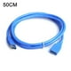 thumbnail image 5 of Cable alargador USB 3.0 macho a hembra, sincronización y carga rápidas de datos, alta velocidad de 4,8 Gbps, conexión estable, conectores moldeados de alta calidad., 5 of 5
