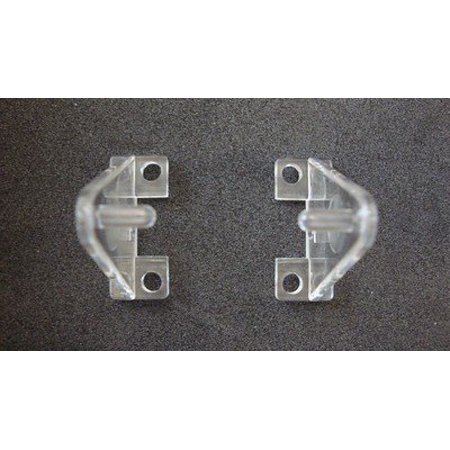 Hold Down Bracket - Hold Down Plastic Bracket For 2 inch Horizontal Blind- Pack of 10 - Clear