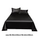 thumbnail image 3 of RKSTN pillow covers Ice Silk Bed Sheet Pillow Case 3-piece Set - And Luxurious Soft Ice Silk Bed Sheet Suitable For All Seasons Cool Ice Silk Fabric Machine Washable, 3 of 9