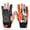 Orange, variant on BOODUN 2pcs Bowling Gloves, Anti-Skid Bowling Gloves Comfortable Bowling Accessories Semi-Finger Instruments Sports Gloves Mittens for Women Men