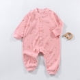thumbnail image 2 of Baby Pure Cotton Long Sleeved Newborn Toddler Clothes Boys And Girls Baby Romper Pajamas Crawling Clothes, 2 of 7