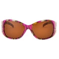 thumbnail image 3 of Hornz Hot Pink Camouflage Polarized Sunglasses for Women Rhinestone Accents & Free Matching Microfiber Pouch - Hot Pink Camo Frame - Amber Lens, 3 of 4