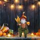 thumbnail image 5 of Figuras de simución Decoración de escritorio Adorno de Navidad Papá Noel de pie / Sentado Figura de Papá Noel para escena de ventana de visual sentado y verde Sunnimix Cifras, 5 of 8
