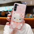 thumbnail image 1 of Patrón de carcasa de espejo de Hello Kitty adecuado para la funda del teléfono Samsung A14 A53, 1 of 4