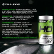 Cellucor SuperHD Fat Burner, with Green Tea Extract, Unisex, 60 Capsules