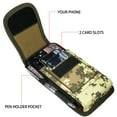 thumbnail image 3 of Vertical Holster Case Belt Loop Carabiner Lock Pen Holder Case for iPhone 13/12/8/7, Galaxy A53/A13, Pixel 6, LG G8 ThinQ, 3 of 8