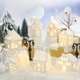 thumbnail image 1 of Set Christmas Village Cenider, 26 unidades, con 8 casas LED y 16 árboles, 1 of 6