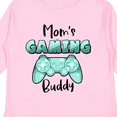 thumbnail image 4 of Inktastic Mom's Gaming Buddy- Aqua Controller Boys or Girls Long Sleeve Toddler T-Shirt, 4 of 5