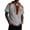 Gray, variant on Men's Henley Shirt Hooded Lace Up Vintage Casual T-Shirt Waffle Renaissance Pirate Viking Medieval Tops With Pocket