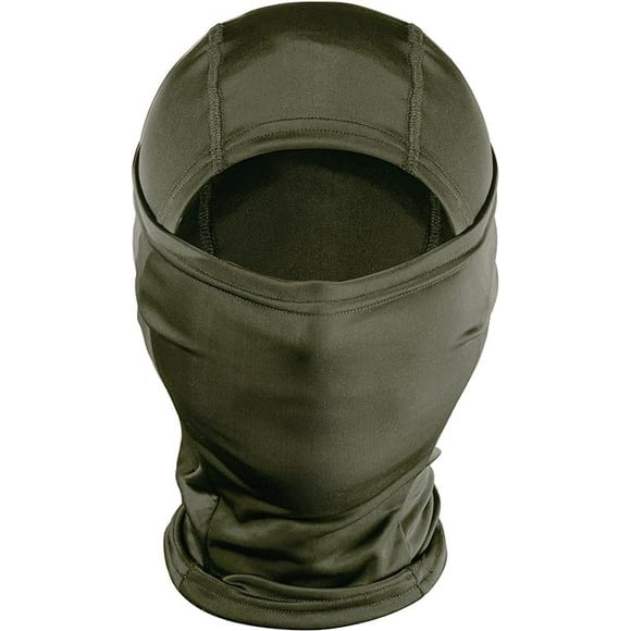 Balaclava Face Mask ONETIGRIS Full Head Wrap Green Polyester