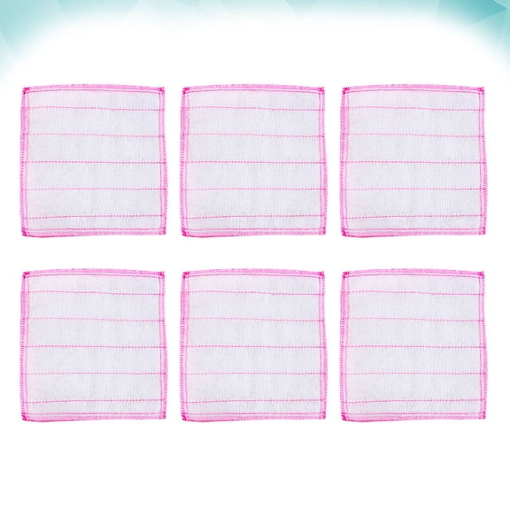 BESTYASH 2Packs Pink Dish Towels Cotton Fiber Durable and Highly Absorbent for Kitchen Use