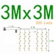thumbnail image 3 of Led Icicle Curtain String Lights Fairy Christmas Lights Garland For Christmas New Year Wedding Home Room Patio Party Decoration, 3 of 5