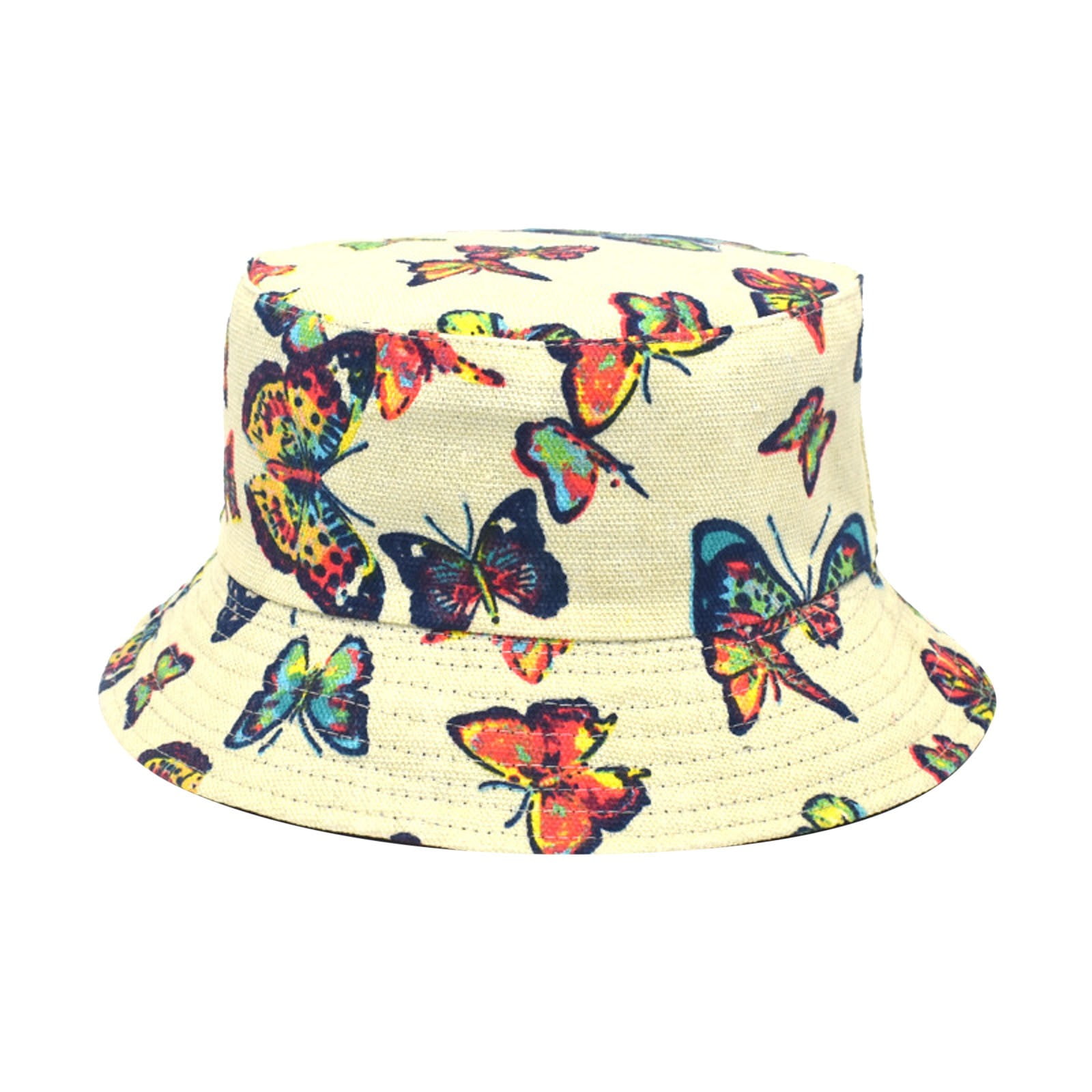 HIBRO Butterfly Print Fisherman Hat – Stylish Kuwait Ubuy