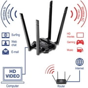 TRENDnet TEW-809UB AC1900 High Power Dual Band Wireless USB Adapter, high gain antenna, Wireless AC, USB 3.0