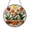 Acrylic 3.5 Inch, variant on Garden Marigolds in Clay Pots Stained Glass Style Window Suncatcher Decor, Lovely Floral Decor Gift for Mom