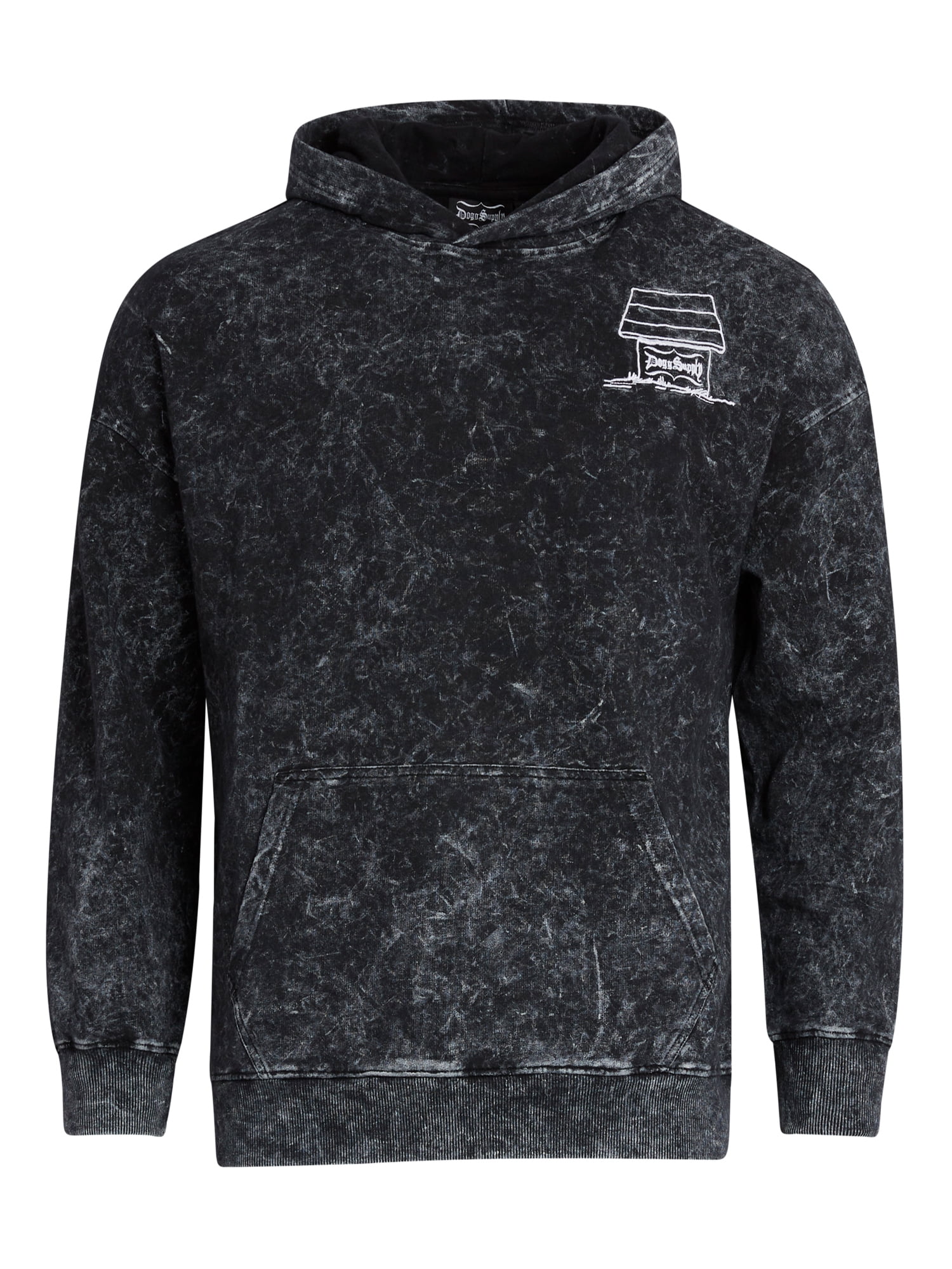 Dogg Supply by Snoop Dogg Men's & Big Men’s Acid Wash Hoodie Sweatshirt, Sizes XS-3XL