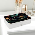 thumbnail image 6 of Fireflies Portable PU Leather Necklace Holder with Removable Compartment and Jewelry Boxes, Earring Holder, Bracelet Holder., 6 of 6
