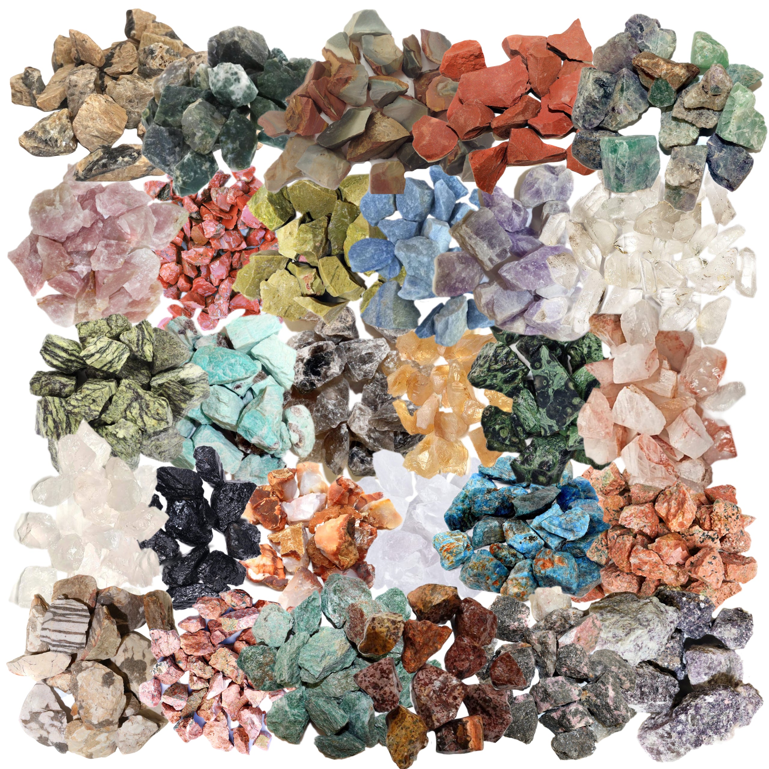 Raw Natural Rough Gemstones Bulk Loose Gems TUMBLING POLISHING DECOR HEALING GEMS