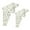 white, variant on Wood Corbels Sets of 2 Wooden Shelf Brackets Corbels for Shelf Shabby White Wood Corbel Brackets Vintage Style, 3.1" x 7.2" x 7.8"