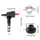 thumbnail image 4 of Válvula de cierre de gas combustible de 90 grados, paquete de 2 unidades para Kohler & Briggs, 4 of 7