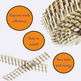 thumbnail image 6 of waltyotur 3600 Count Electro Galvanized Coil Roofing Nails 15-Degree Wire Weld Coiled Roofing Nails 7/8 Inch, 0.12 Inch Ring Shank, Large Cap Coil Roofing Nails, Cap Warp 8.8-9mm, 6 of 6