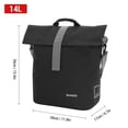 thumbnail image 1 of bag,Rear Seat 14l Bike Rear 14l Bike Hxber Huiop, 1 of 5