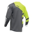 thumbnail image 2 of Thor 2024 Sector Checker Offroad Motocross Dirt Bike Jersey - Gray/Acid - Large, 2 of 3