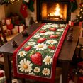 thumbnail image 6 of 2026 Christmas Home Party Decoration Quilted Table Runner Strawberry And Daisys Designs Farmhouses Rustics Home Decor For Dining Table Kitchen Christmas Christmas Celebration Party Supplies, 6 of 7